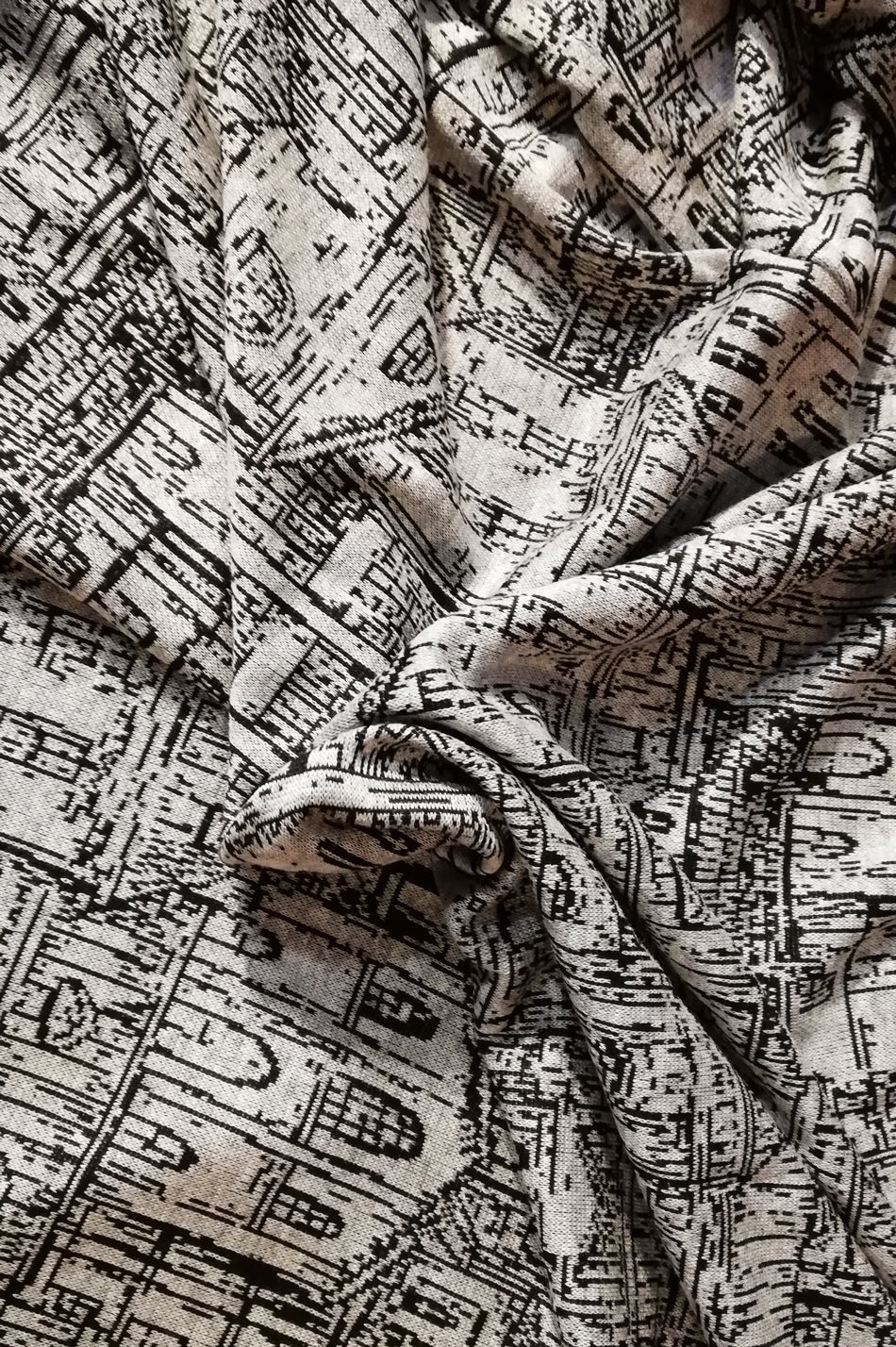 218-1 Mantel mit Kapuze und Taschen - Stadt